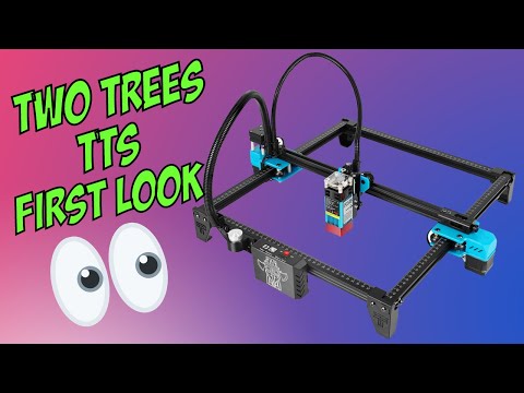 Two Trees TTS Desktop Laser Engraver - Unboxing, Assembly and First Burn