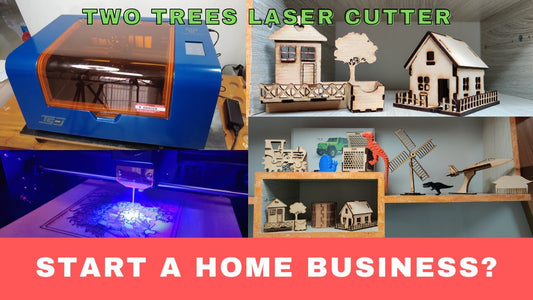 Two Trees Desktop Laser Engraver and Laser Cutter Complete Video Review