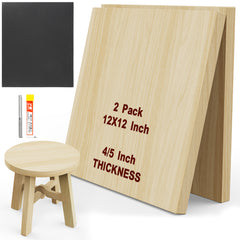 CNC Wood Blanks - Pine Board short stool DIY kits