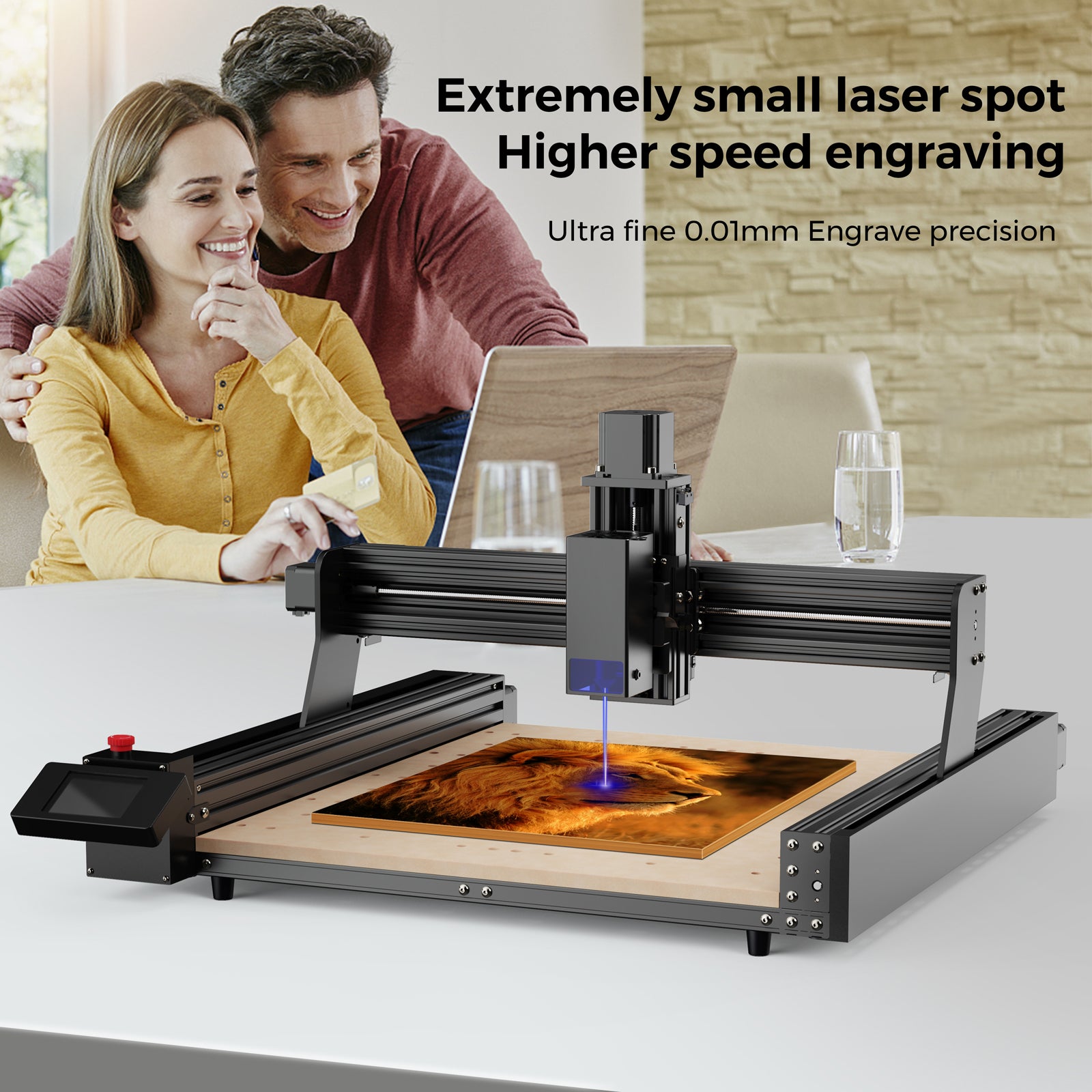 Circular Laser Head 2.5w/5.5w for CNC Engraving Machine – TwoTrees Official  Shop