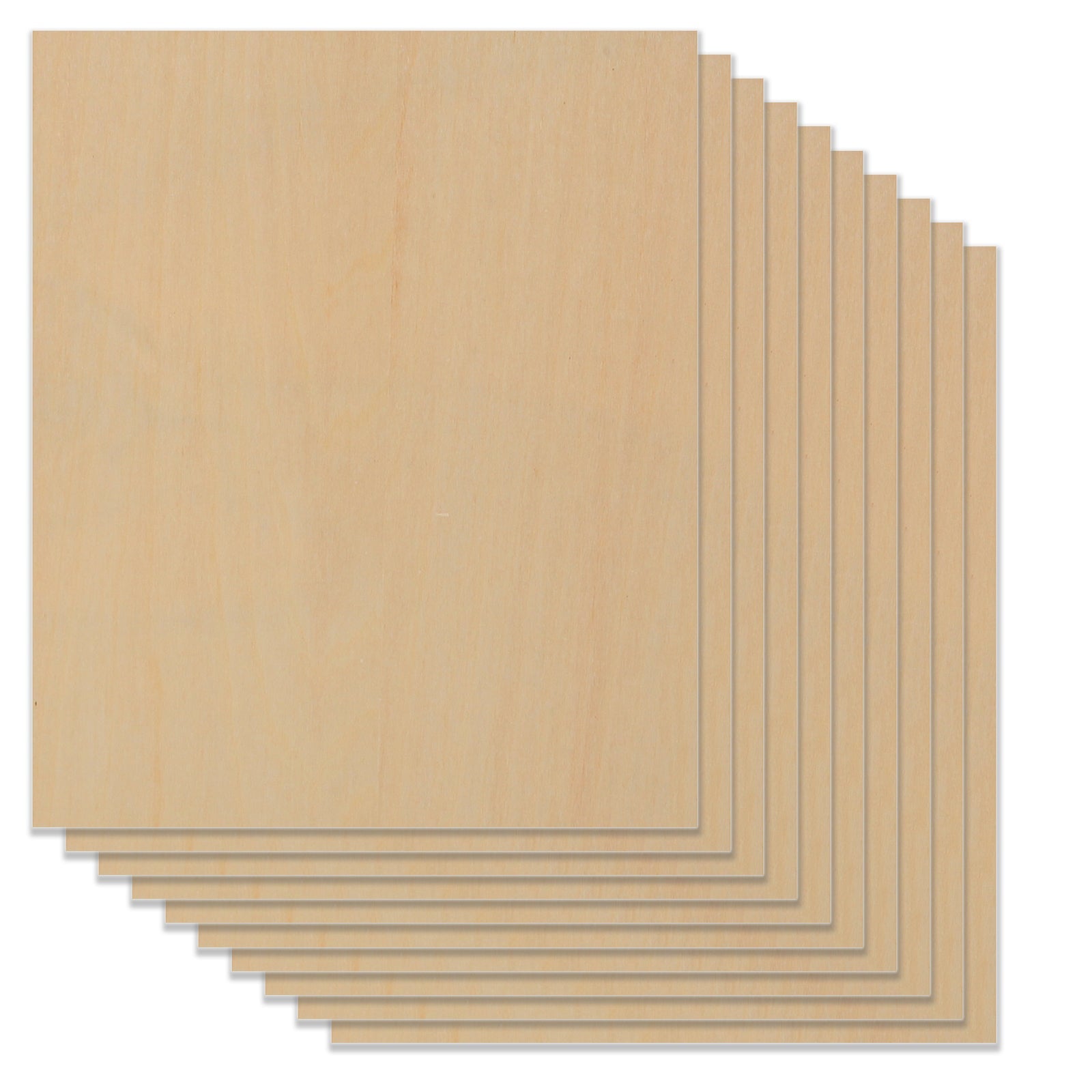 10pcs A3 Plywood Sheets 3mm Thickness (+/- 0.2mm) Basswood Plywood for Engraving