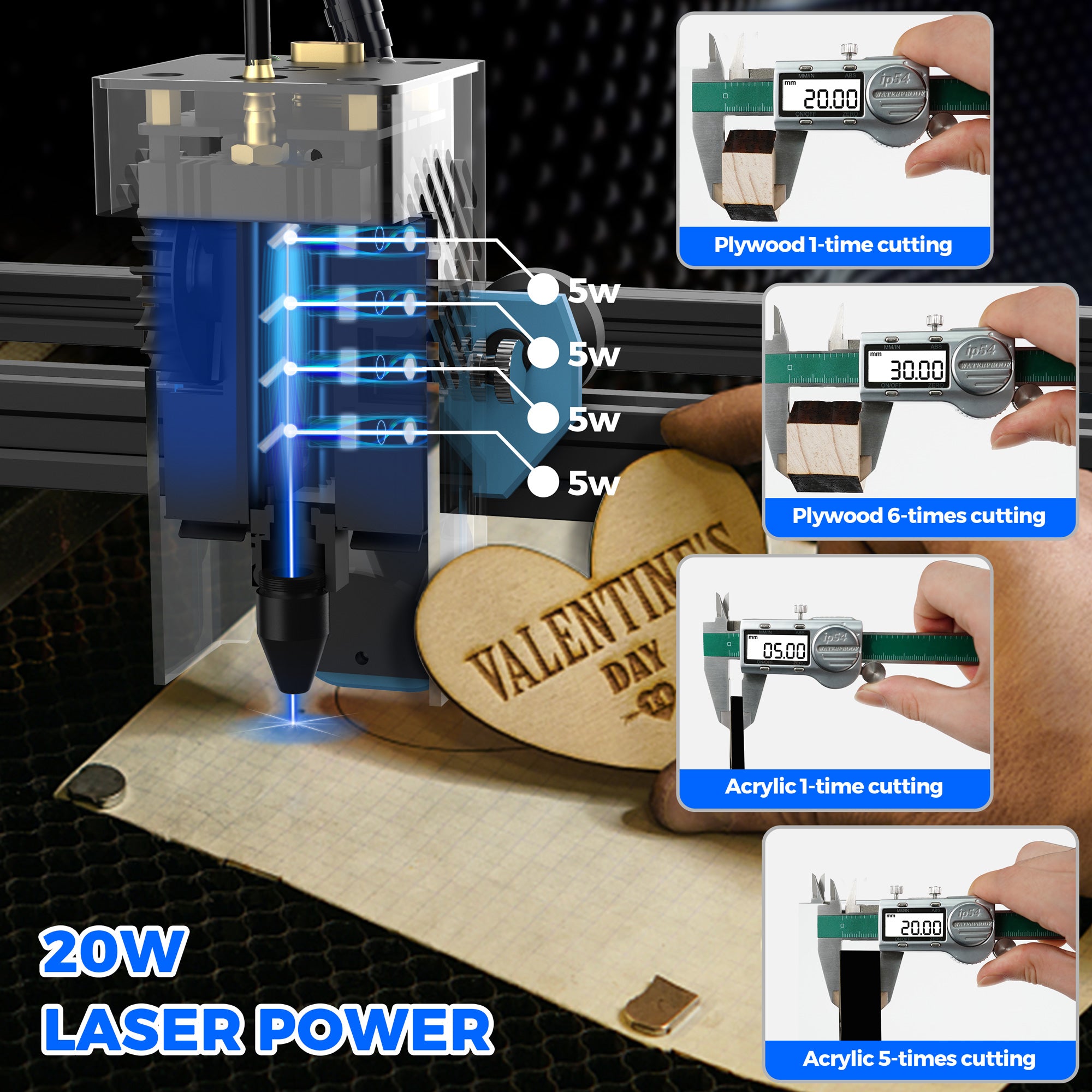 CNC Laser Engraver & Cutter Desktop Laser & CNC Router - Two Trees