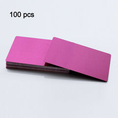 【🔥 BUY 2, Get 1 Free】100 Pcs Metal Business Card 0.2mm Thickness Aluminum Alloy Blanks Card