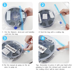 Dryer Safekeeping Humidity Resistant Vacuum Sealing Bags For 3D Printing 3D Printer Filament Bag