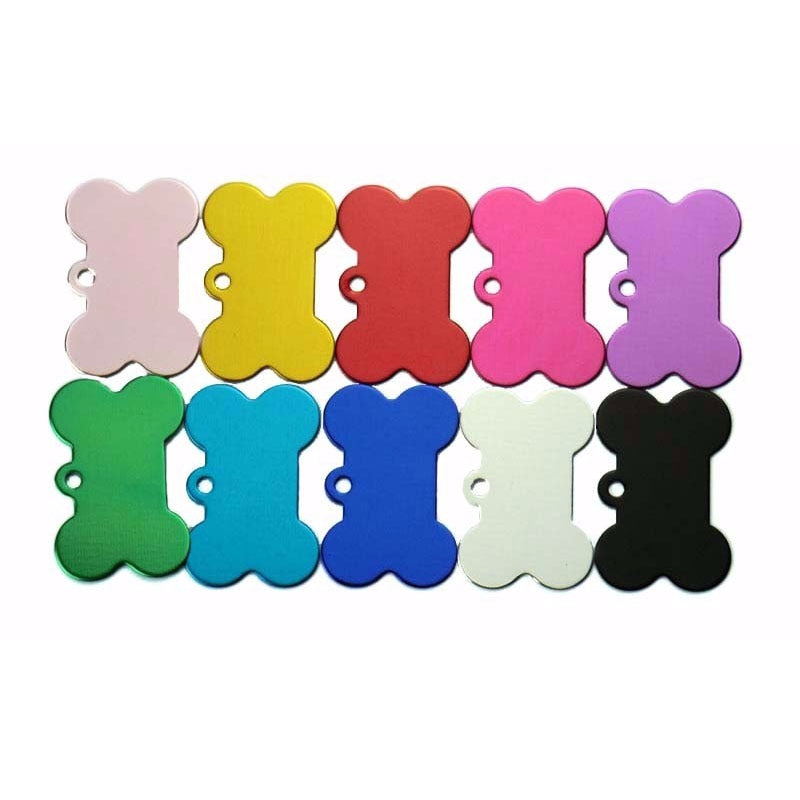 【🔥 BUY 2, Get 1 Free】20pcs Bone Double Sides Personalized Dog ID Tags