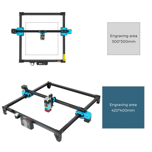 Laser Engraver & Cutter Extension Kit 420*400mm for TTS-25/TTS-55/TT-5.5s - TwoTrees Official Shop